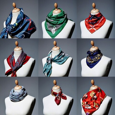 Платок «Your Style - Плетение», микс 4 цвета, 50*50см