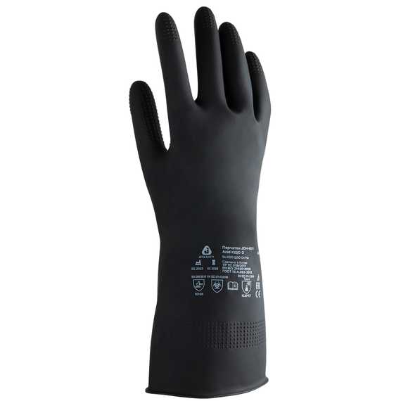 Перчатки Jeta Safety Acid КЩС-2 латексные (JCH 601)
