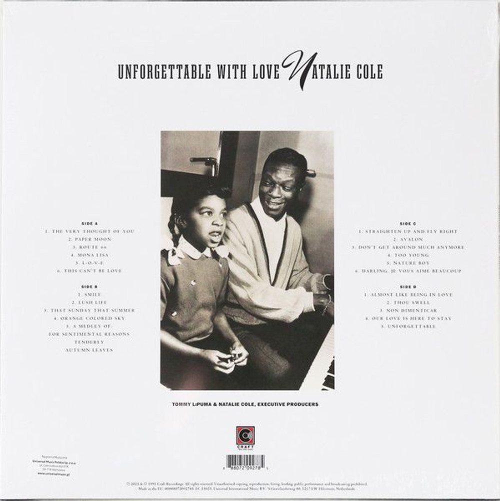 Виниловая пластинка Natalie Cole Unforgettable With Love