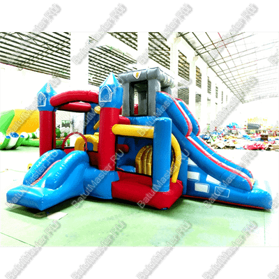 Коммерческий надувной батут "Домик приключений"