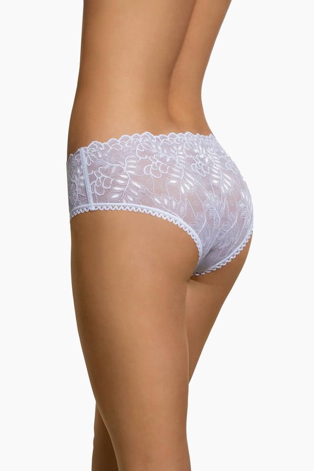 Кружевные трусики Claire Plus белого цвета