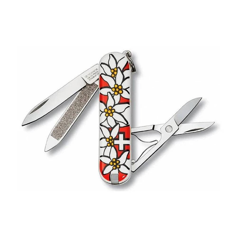 Нож перочинный Victorinox Classic Edelweiss (0.6203.840-033) 58мм 7функц. подар.коробка