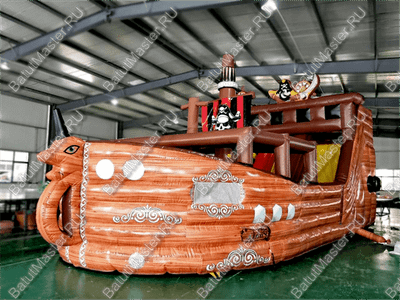 Надувной корабль "Весёлый Роджер Brown"