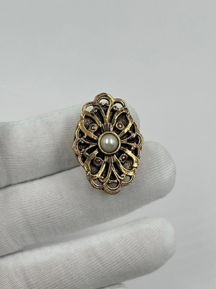 Накладка на пуговицу с «жемчугом»