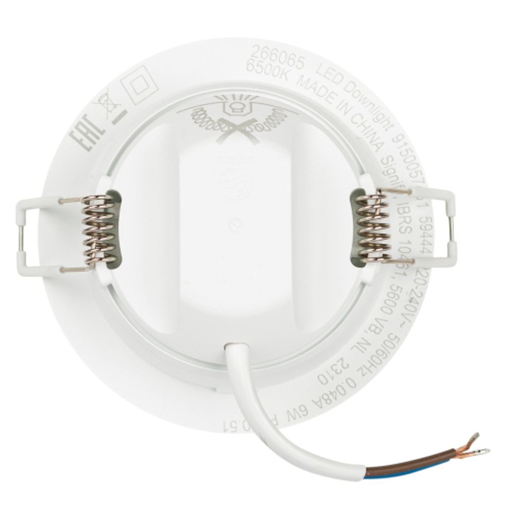 Светильник светодиодный встраиваемый Philips MESON 7Вт 6500K 220-240В 105 | Встраиваемые LED светильники