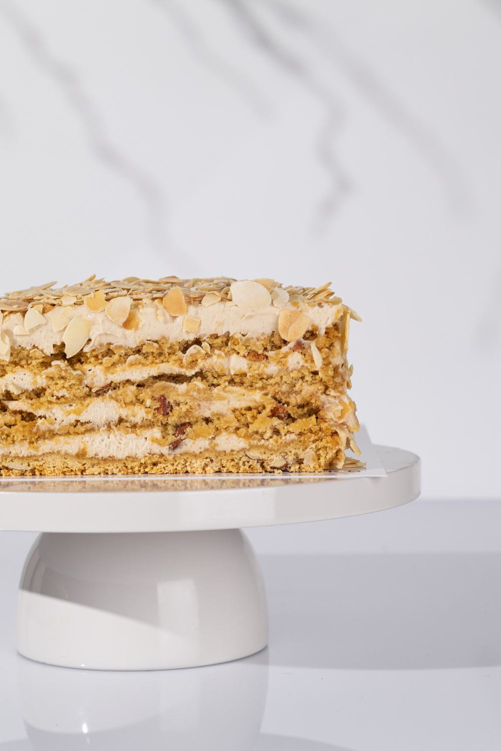 МИНДАЛЬНЫЙ ТОРТ Б\Г, БЕЗ САХАРА (1.3 КГ)