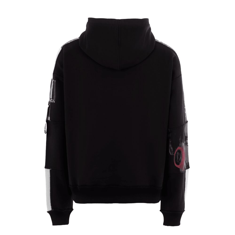 Худи Heartz Slayer Patchwork Oversized Special черный