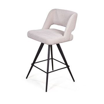 Стул полубарный Molly, ткань бежевый