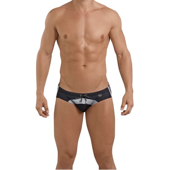 Мужские плавки серебристые Clever Moda Big Thing Swimsuit Brief 068012