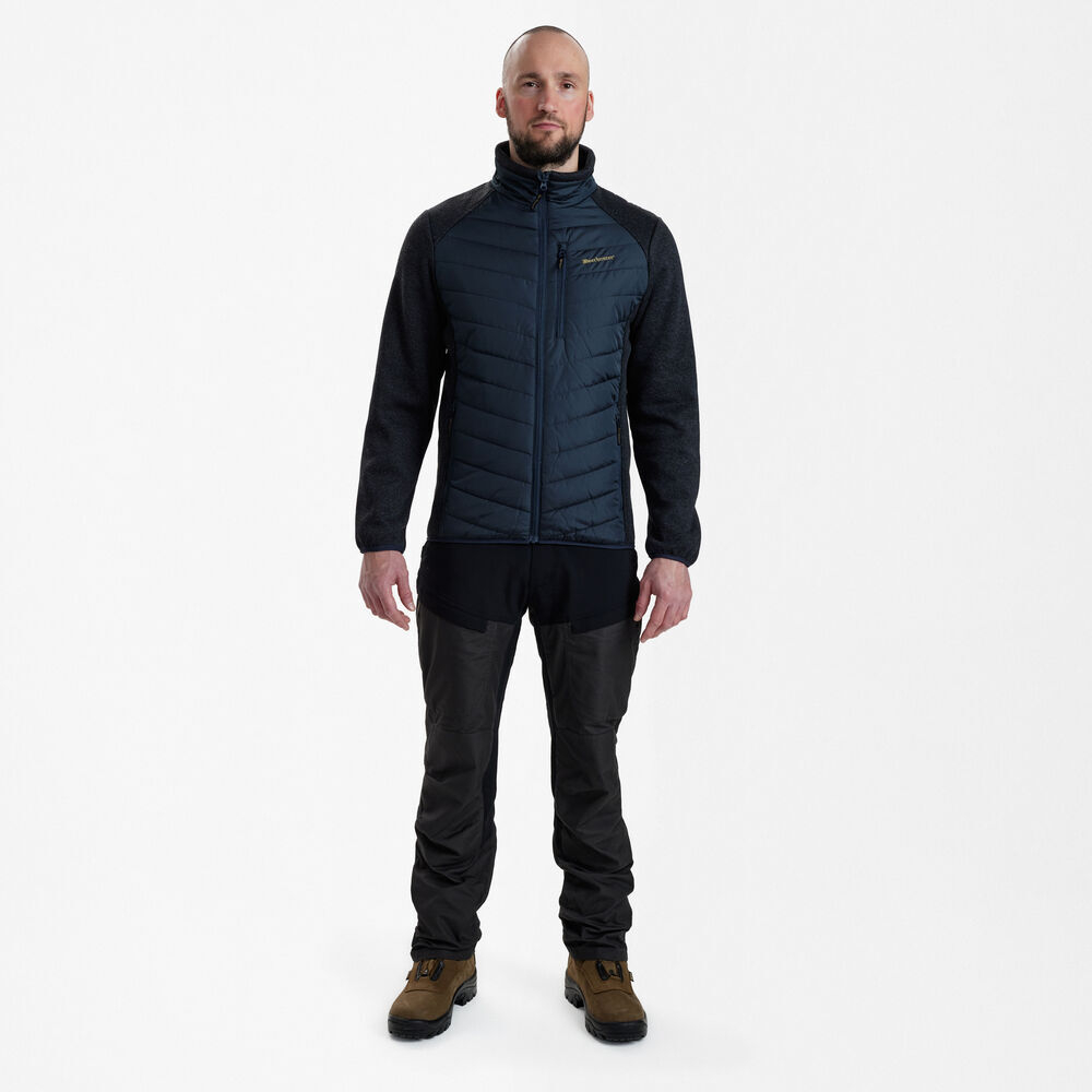 Куртка Deerhunter Moor Padded with knit (786 Dark Blue)