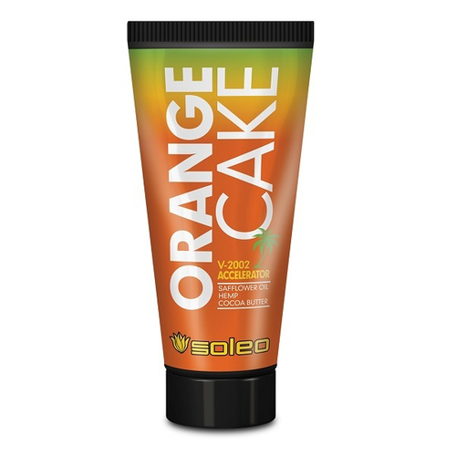 Интенсивный усилитель загара с экстрактом конопли Soleo Orange Cake 150мл