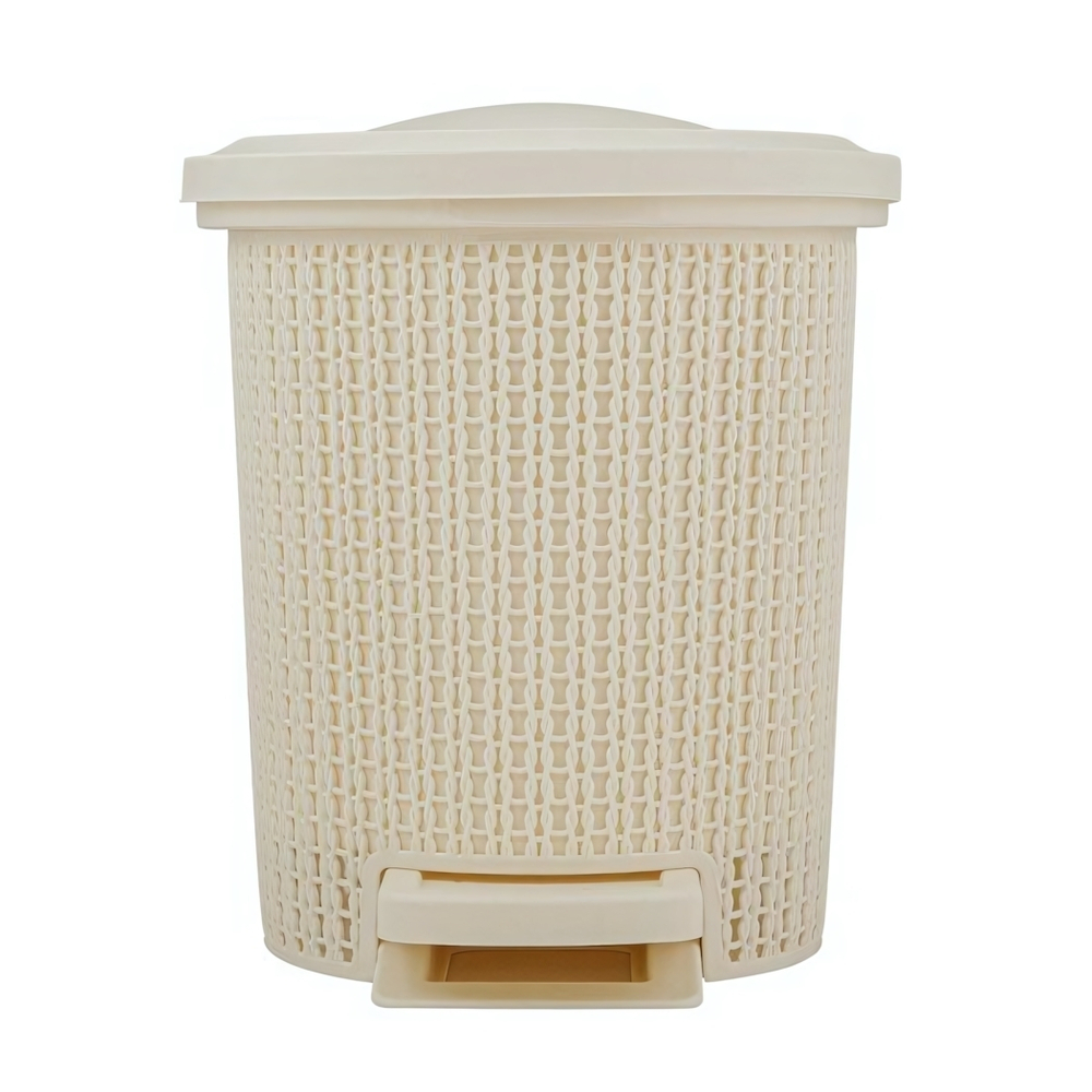 Контейнер для мусора с педалью Soul 6 л айвори