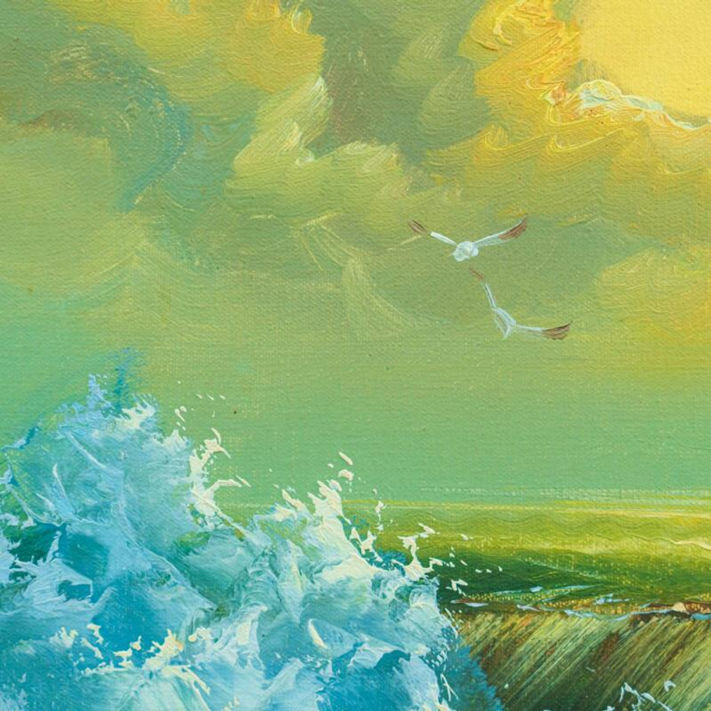 Картина «Восход солнца на море»