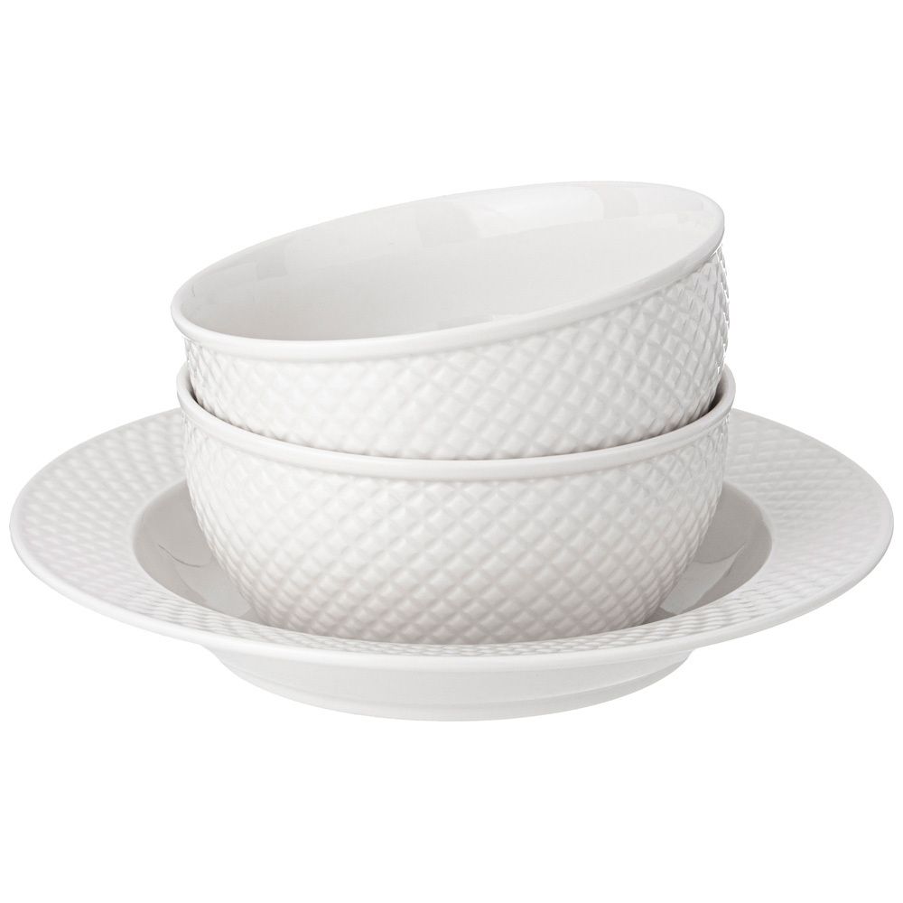 СЕРВИЗ СТОЛОВЫЙ LEFARD "ДИАМАНД" НА 6 ПЕР. 23 ПР. (КОР=2НАБ.)