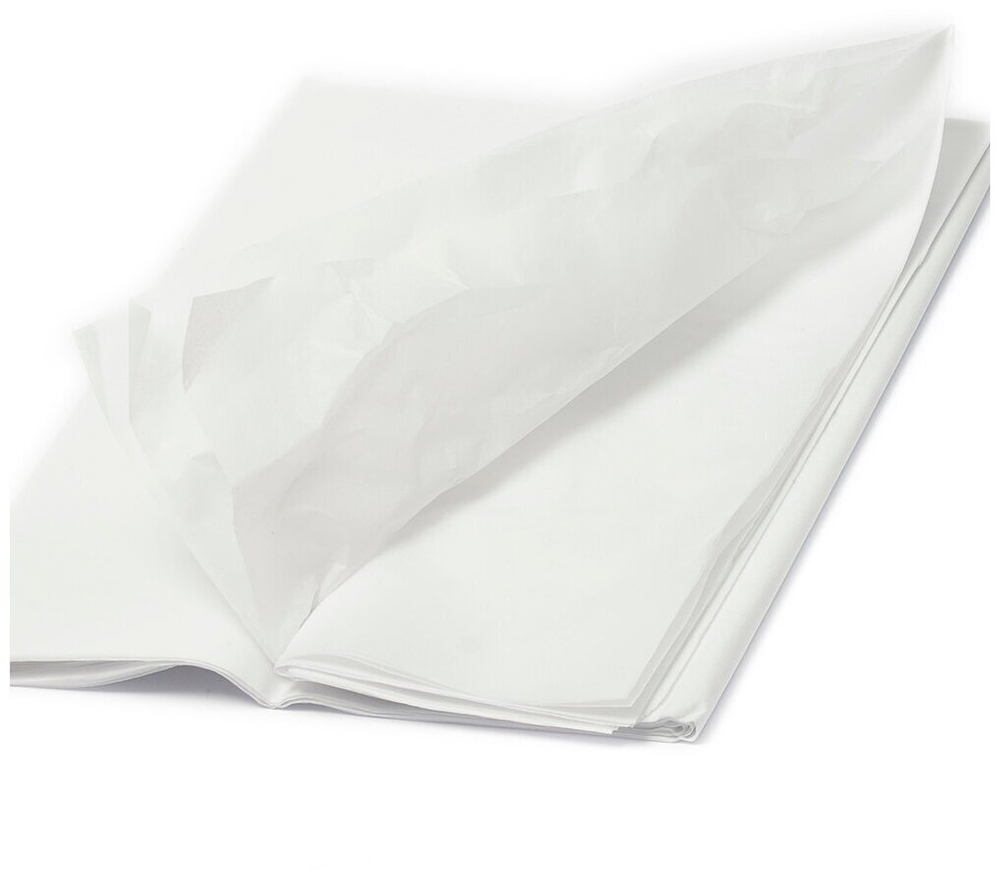 Бумага упаковочная тишью «Белая», 50 х 66 см, 10 листов