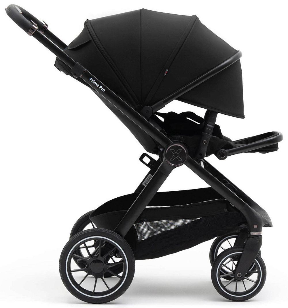 Коляска Agex Prima Pro 3 в 1 с автокреслом i-Safe S Grey APP626 Black (Черный)