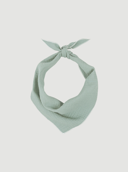Платочек Mjölk Mist Green из муслинового хлопка
