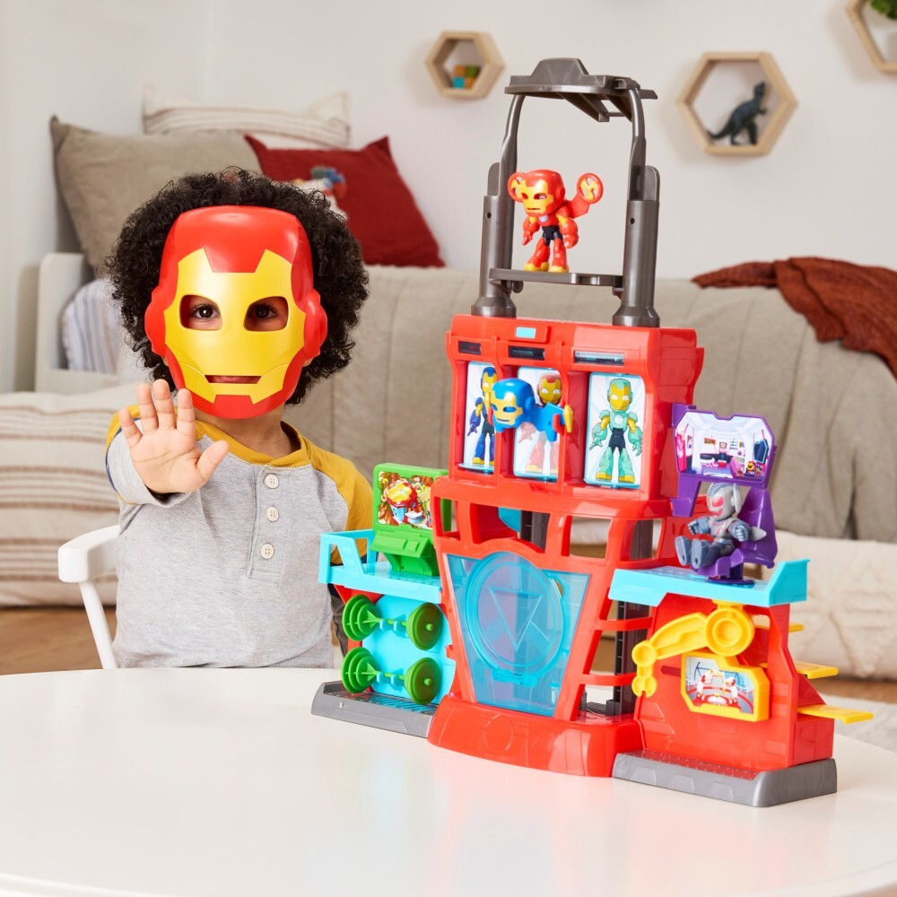 Hasbro Железный человек и суперкоманда - Железная четверка База супергероев свет и звук G1259