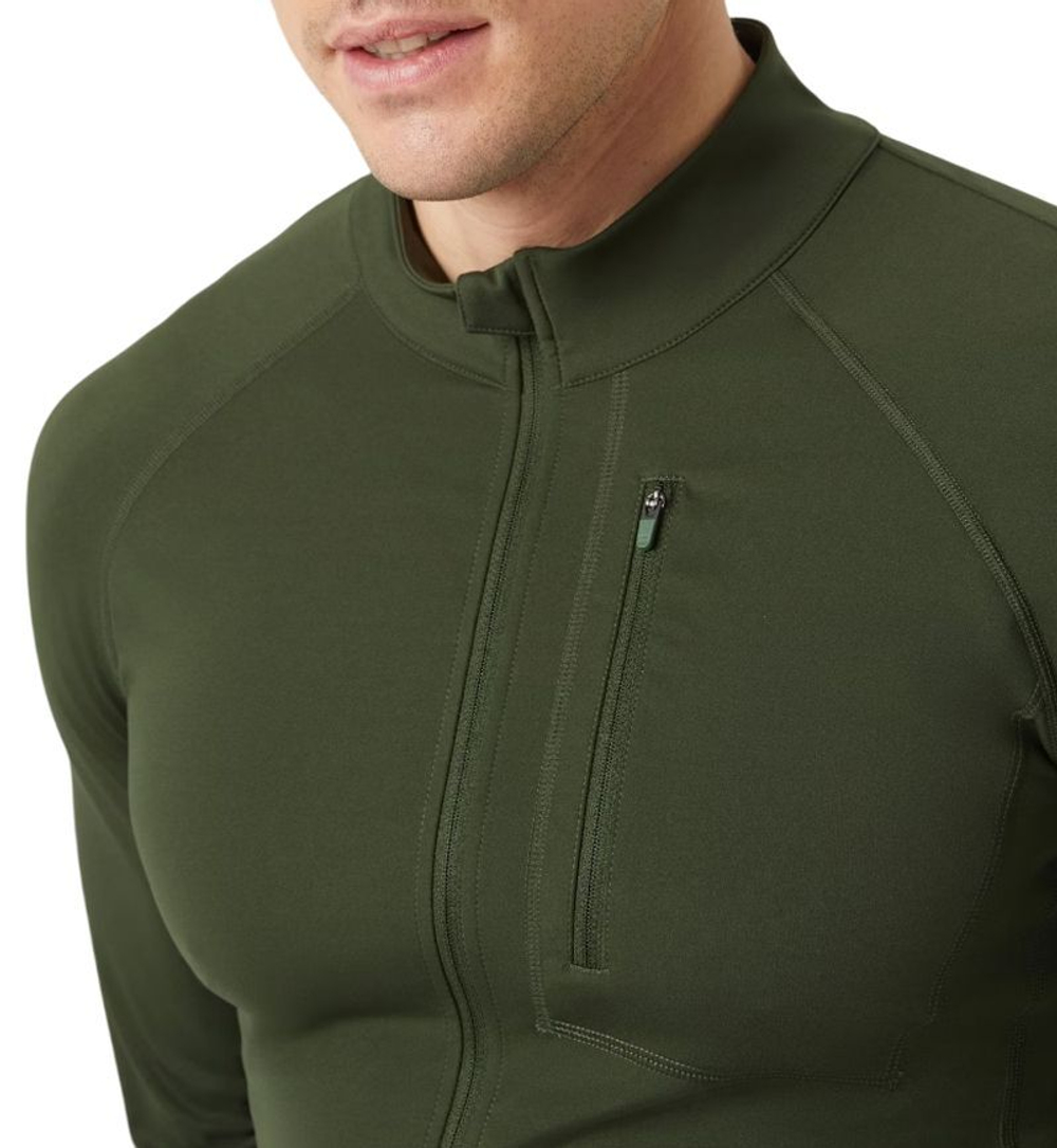 Мужская теннисная кофта Björn Borg Training Midlayer - зеленый