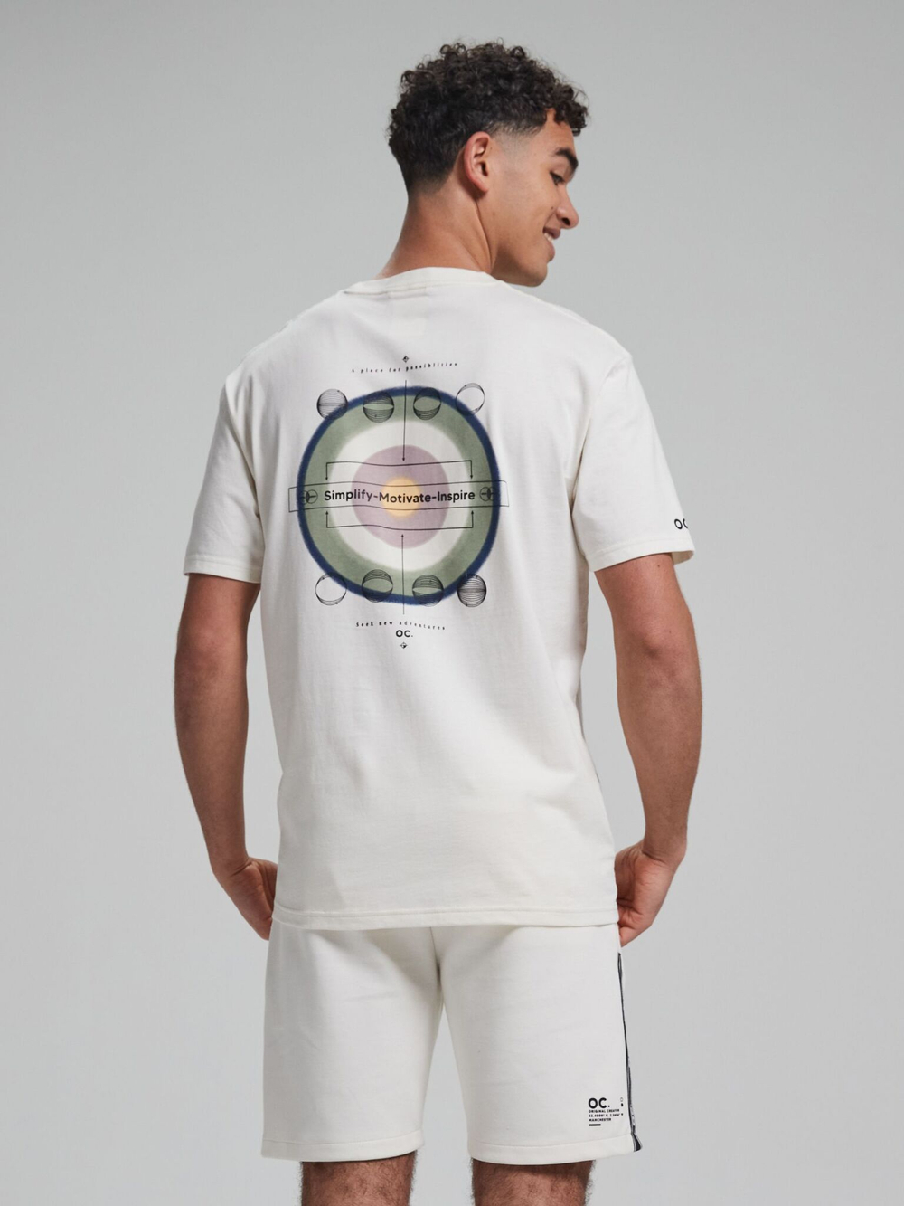 Футболка мужская ORIGINAL CREATOR TRACK TARGET T-SHIRT, Молочный