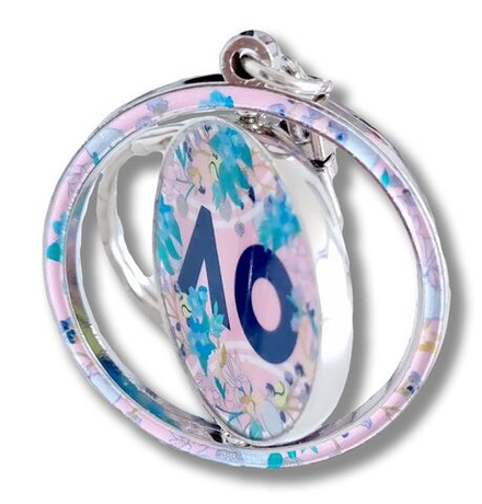 Брелок Australian Open Keyring Flower Logo - multicolor