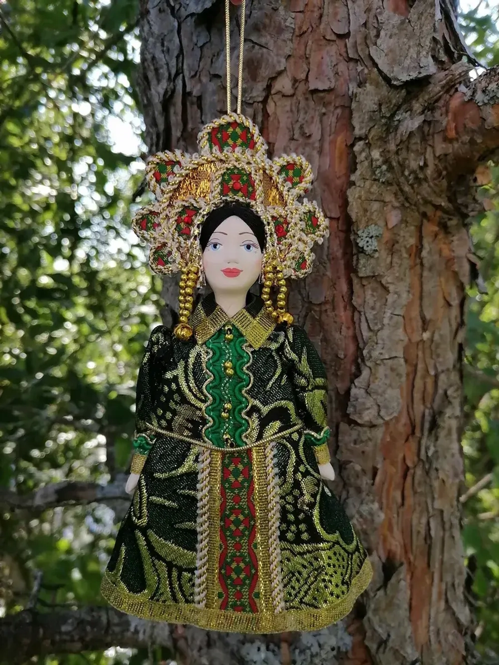 Кукла-подвеска Хозяйка Медной горы