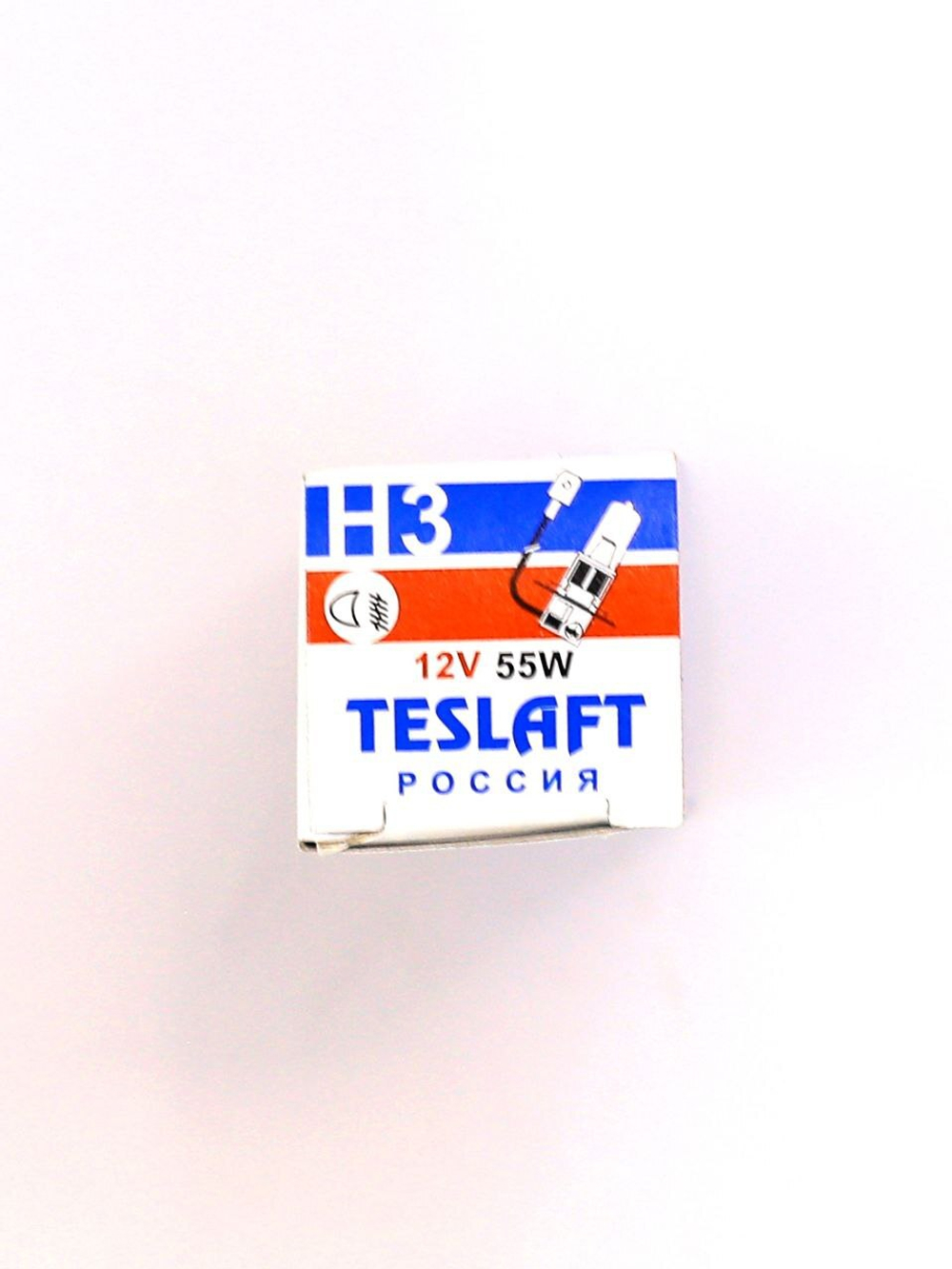 Лампа галогенная Н3 12V 55W "Стандарт" 142714 TESLAFT (1шт)