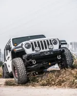 Силовой обвес MEIKA для Jeep Wrangler JL 2018-2024+ Джип Вранглер силовой бампер стальной бампер пороги