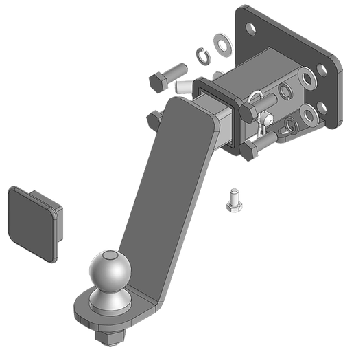 Фаркоп Motodor с эл. Smart на Tank 300 2021-, Haval H9 2024- (паспорт и сертификат в комплекте) арт.93115-E