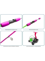 Набор для рыбалки детский: удилище с катушкой River Band Spin Combo 1