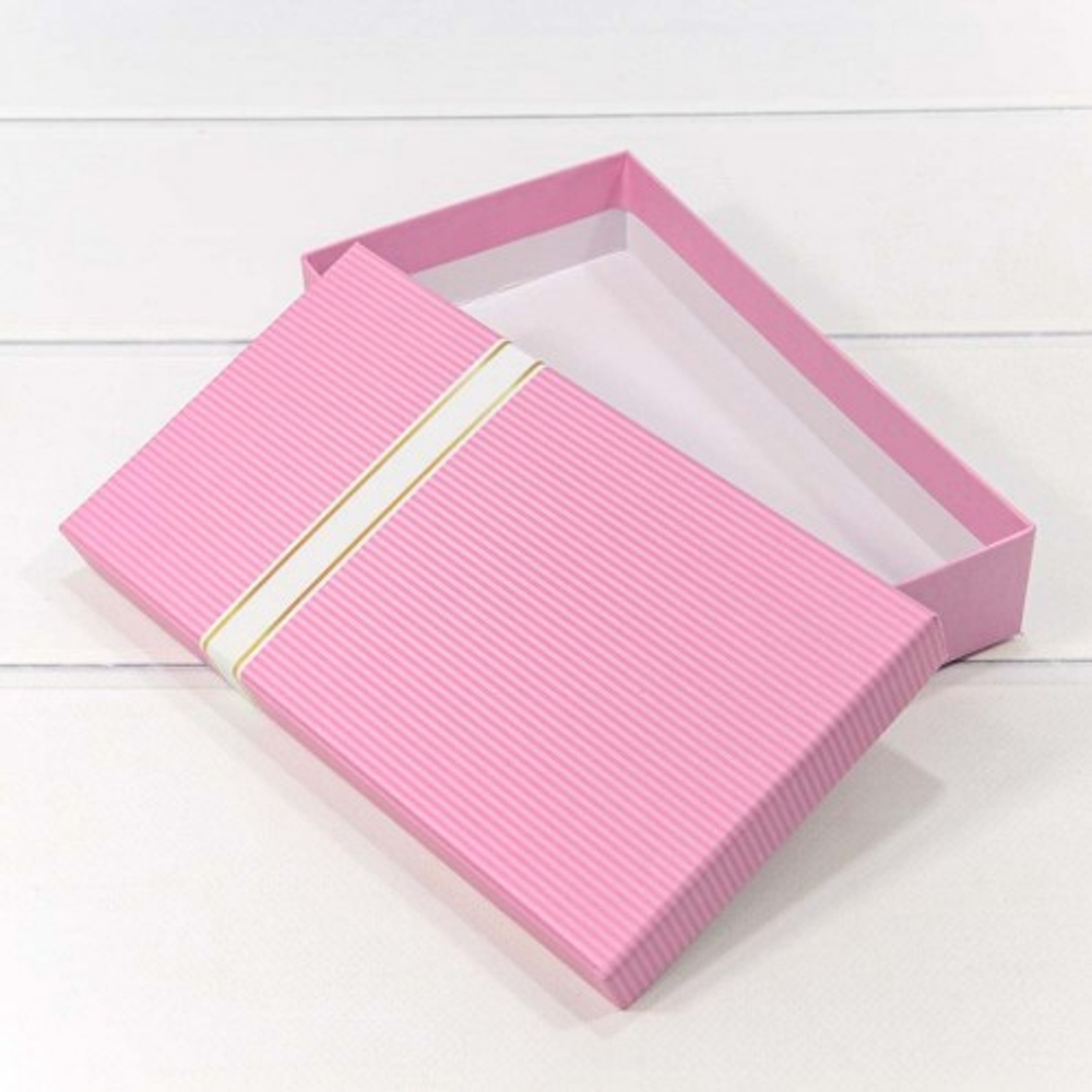 Коробка Ювелирная 22х12х4 см (Розовый)