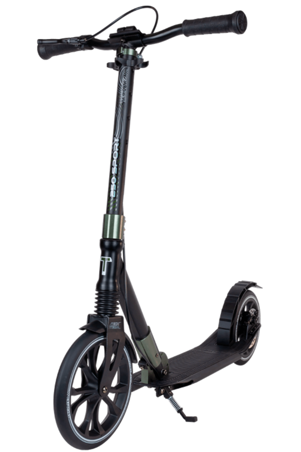Самокат TECH TEAM SPORT 250R black-green