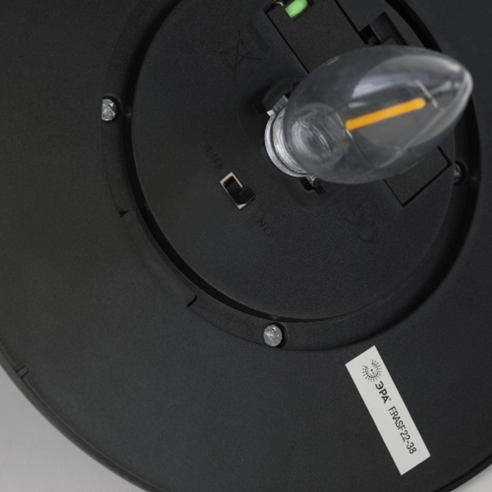 Светильник уличный ЭРА ERASF22-38 на солнечных батареях настенный Ретро 1 LED | Садовые фасадные светильники