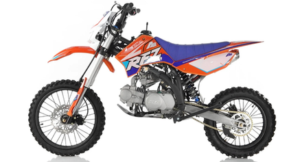 Питбайк Apollo RFZ START 125L 17х14 Оранжевый