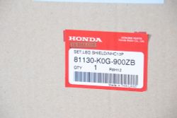 81130-K0G-900ZB. SHIELD, LEG (WOL) *NHC13P* (NHC13P PEARL