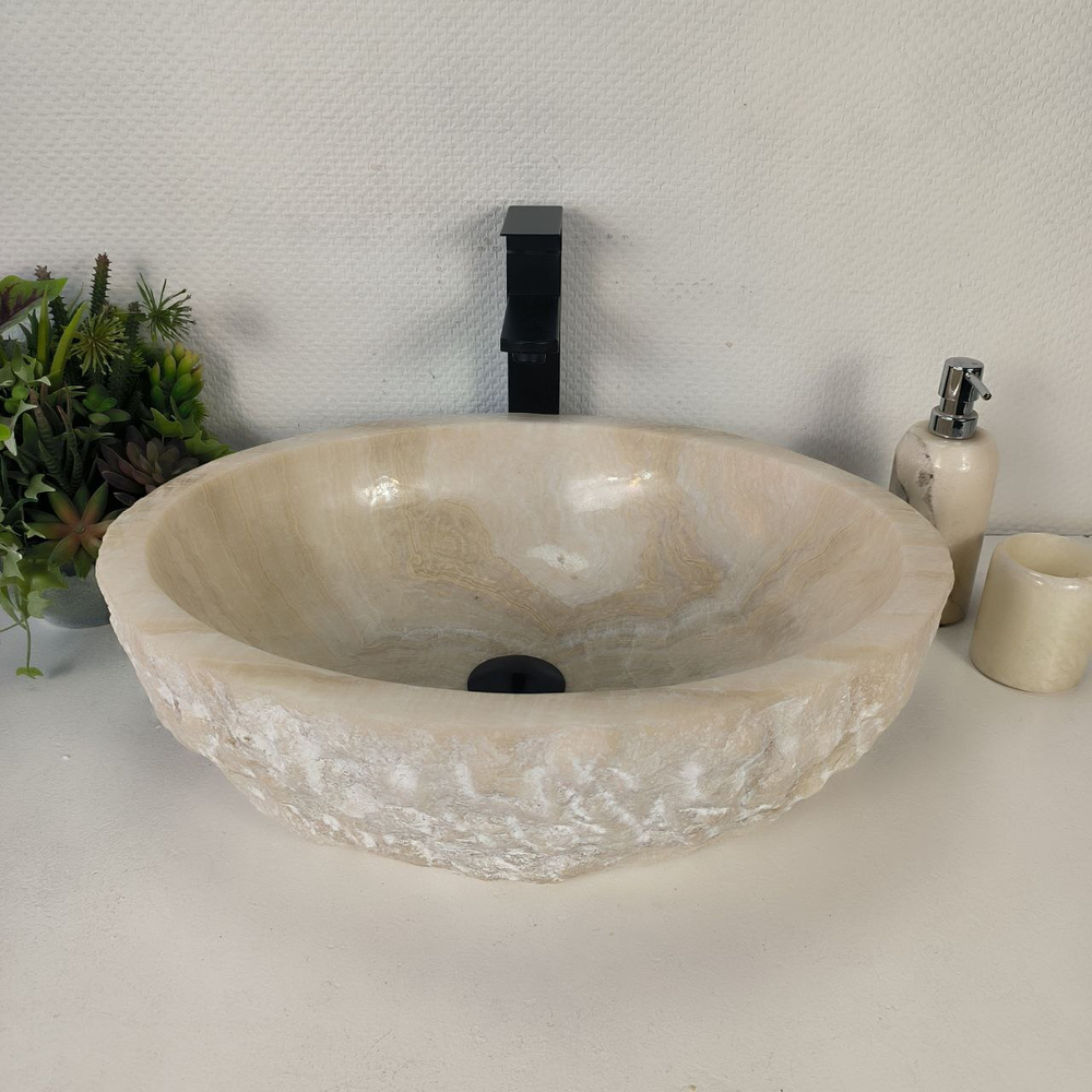 Раковина из оникса Erozy White EO-64265 51*41*15 0213