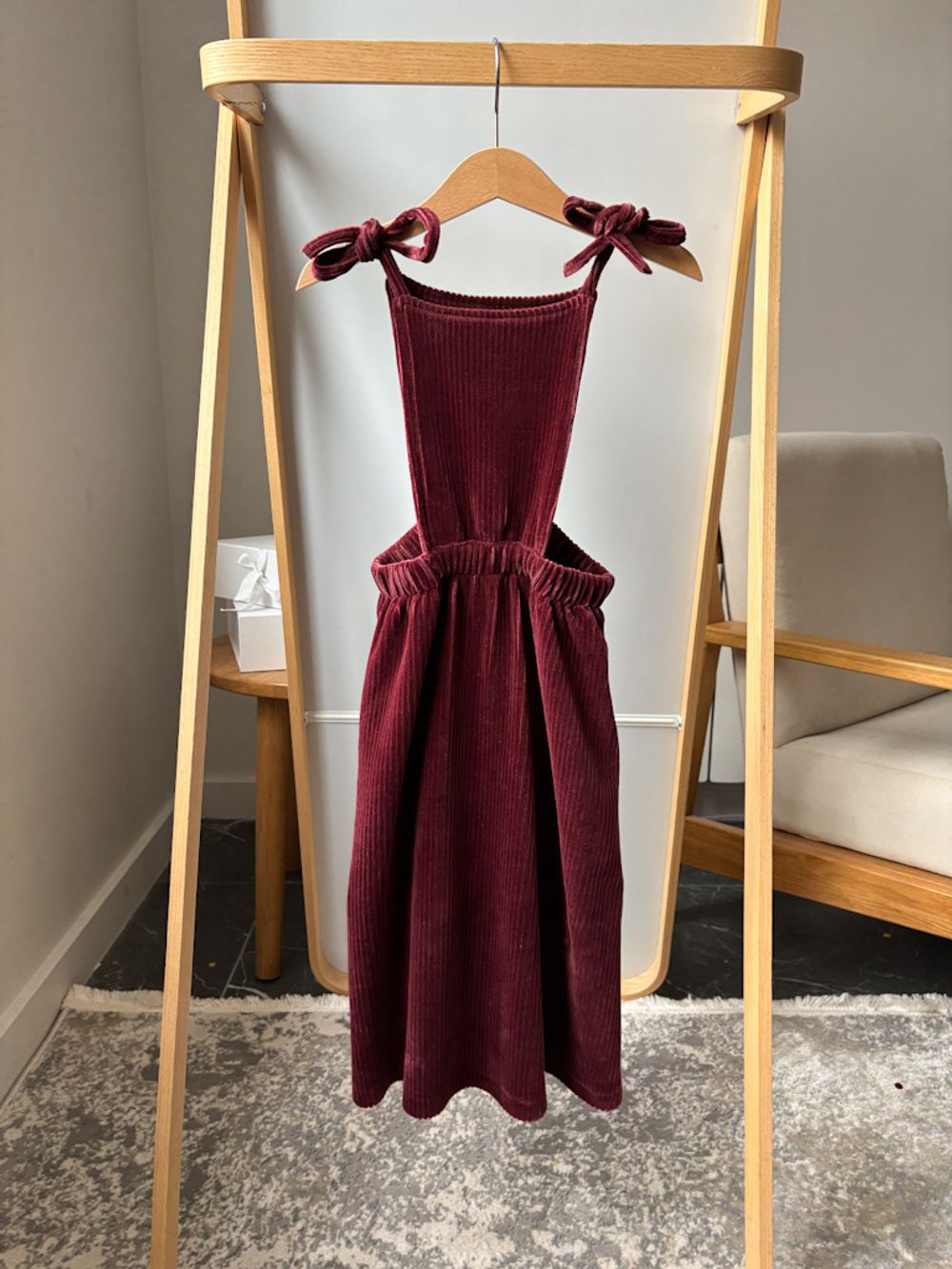 Вельветовый сарафан Bebe Organic, 116