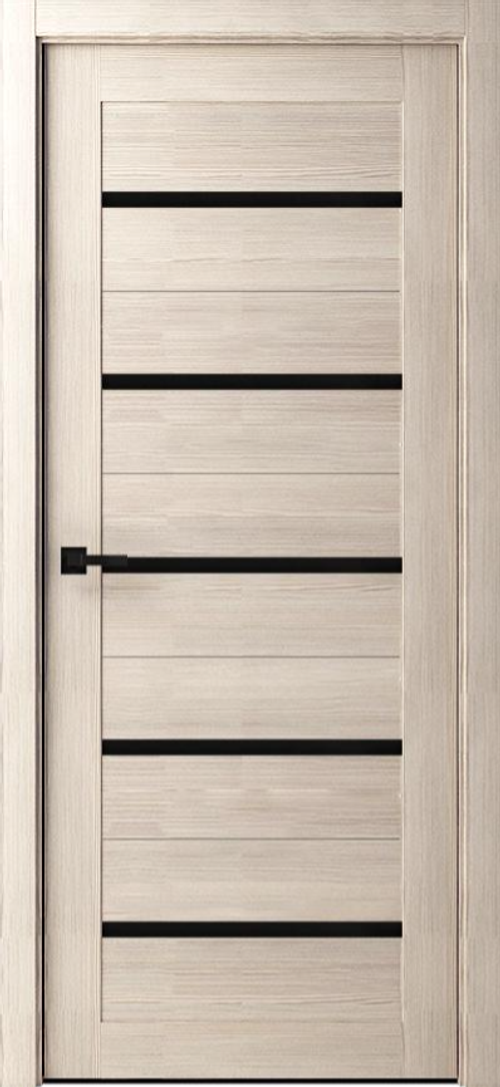 Дверное полотно Эко 1 80см ЭшВайт Стекло лакобель