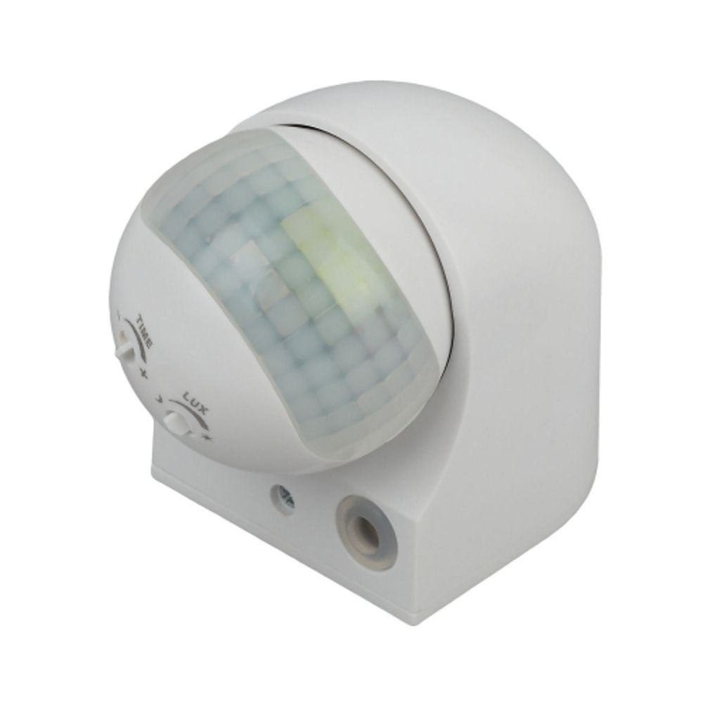 Датчик движения ЭРА MD 011 для дома инфракрасный нагрузка 1200Вт, угол обзора 180, дальность 12м | Датчики движения