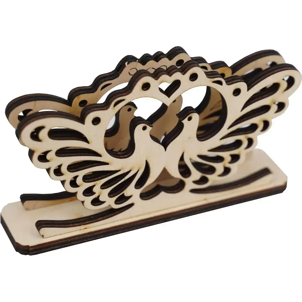 Салфетница деревянная Резная