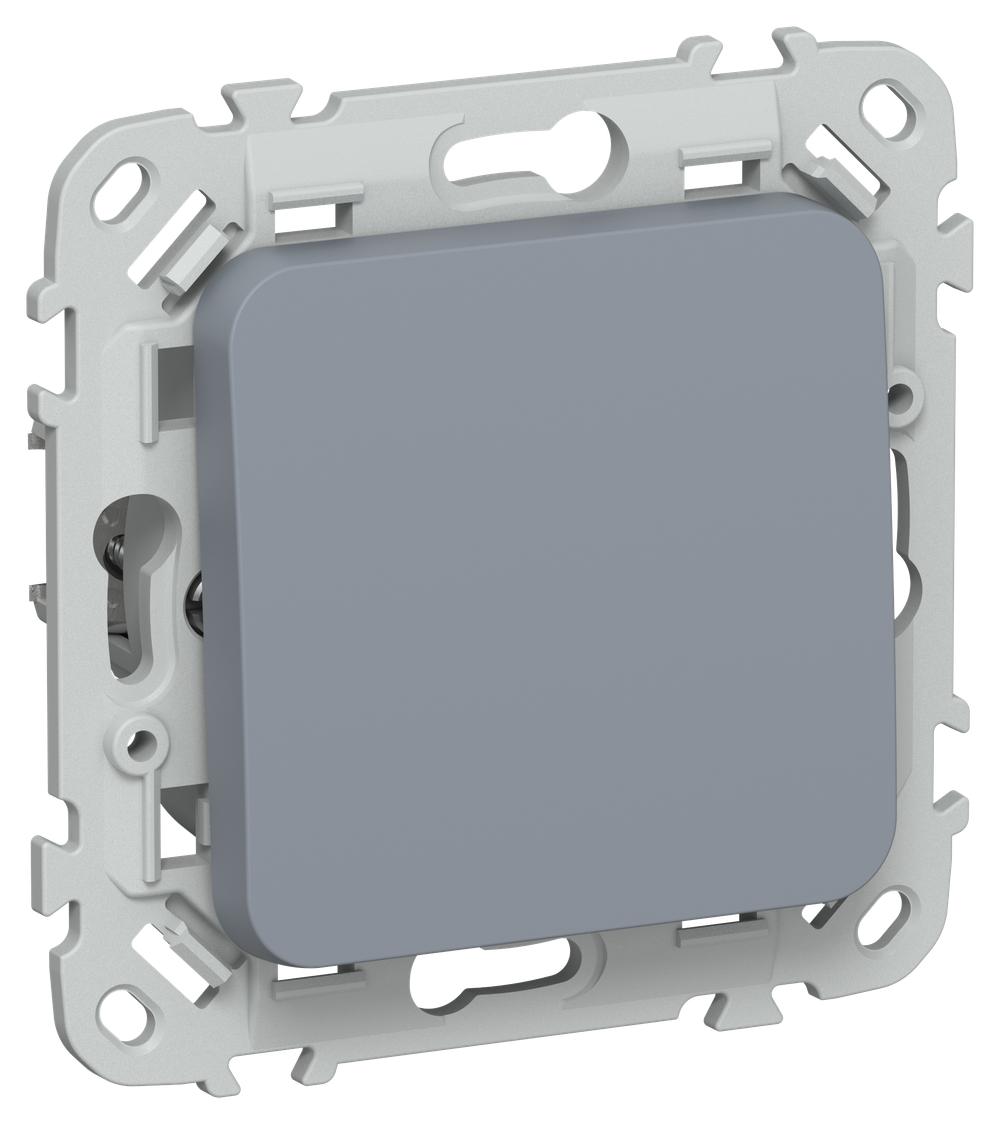 FLITE Выключатель 1-клавишный 10А ВС11-1-0-ФлМ маренго IEK