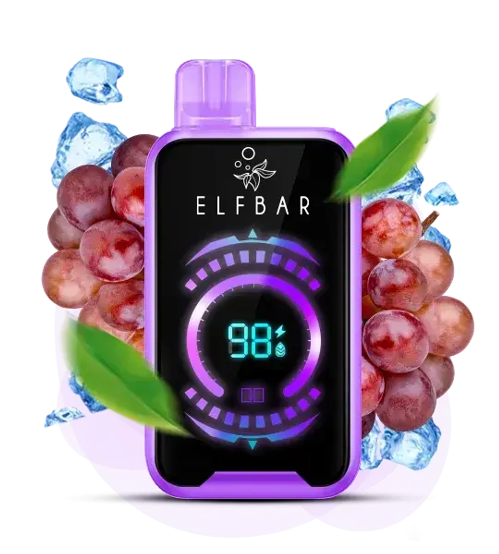 ELF BAR RAYA D2 - Grape Ice (5% nic)