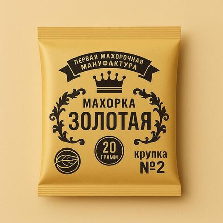 Махорка "Золотая" Крупка №2 20г