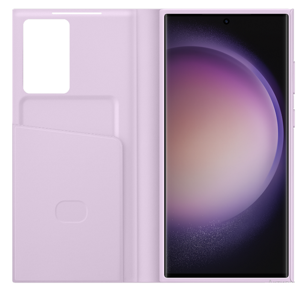 Чехол Samsung Smart View Wallet Case S23 Ultra (EF-ZS918СVEGWW) сиреневый