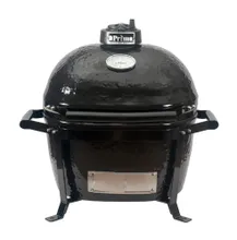 Керамический угольный гриль Primo Oval 200 Junior, 34х47 см, на переносной подставке Primo GO