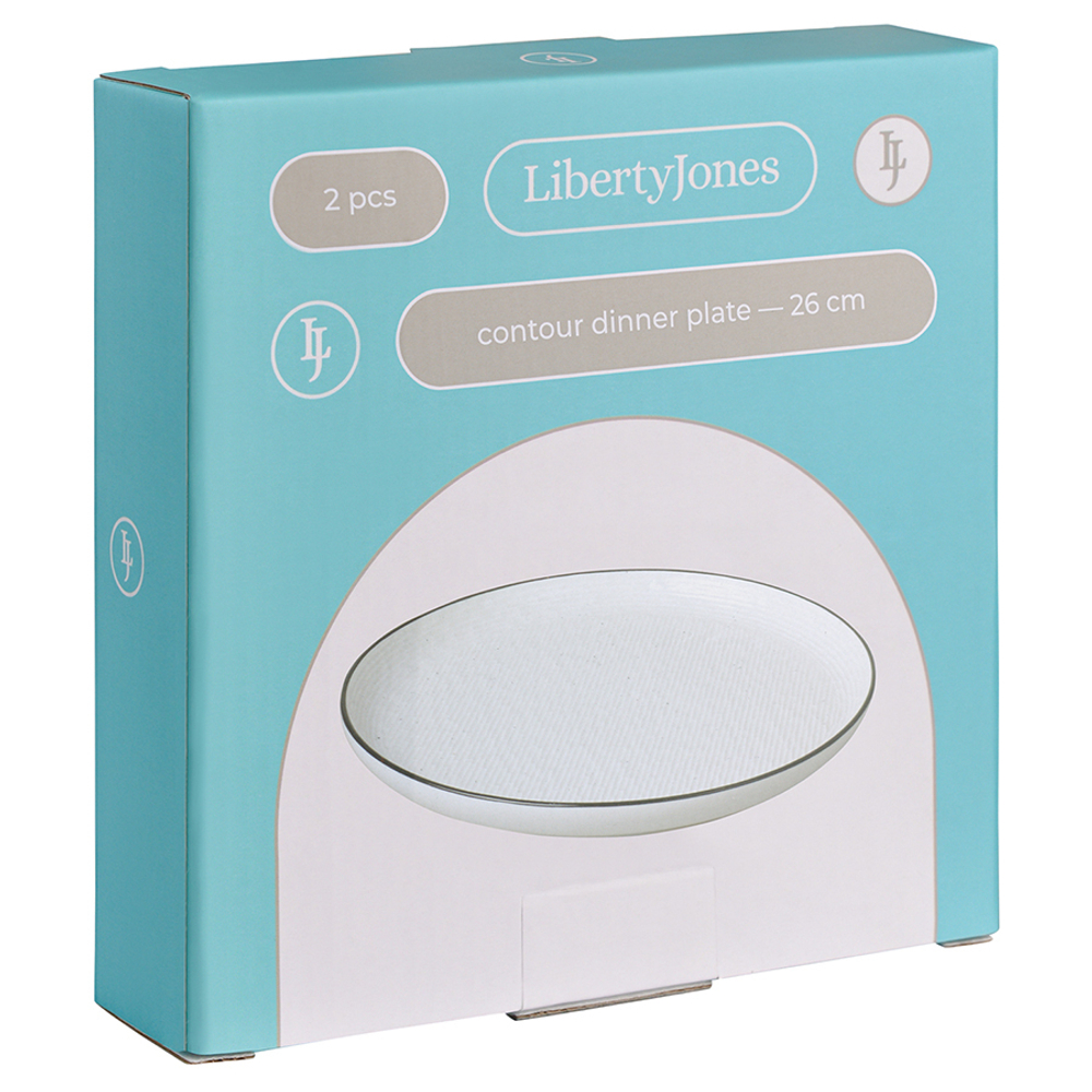 Набор тарелок contour, D26 см, 2 шт.