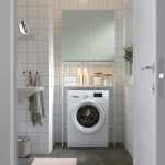 Книжный шкаф -  ENHET IKEA/ ЭНХЕТ ИКЕА, 204х80 см, белый/зеленый