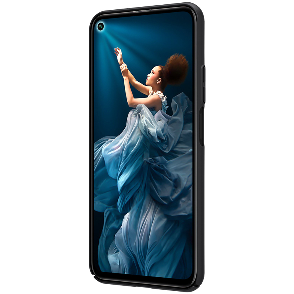 Тонкий чехол от Nillkin для Huawei Honor 20, Honor 20S и Nova 5T, серия Super Frosted Shield, черный цвет