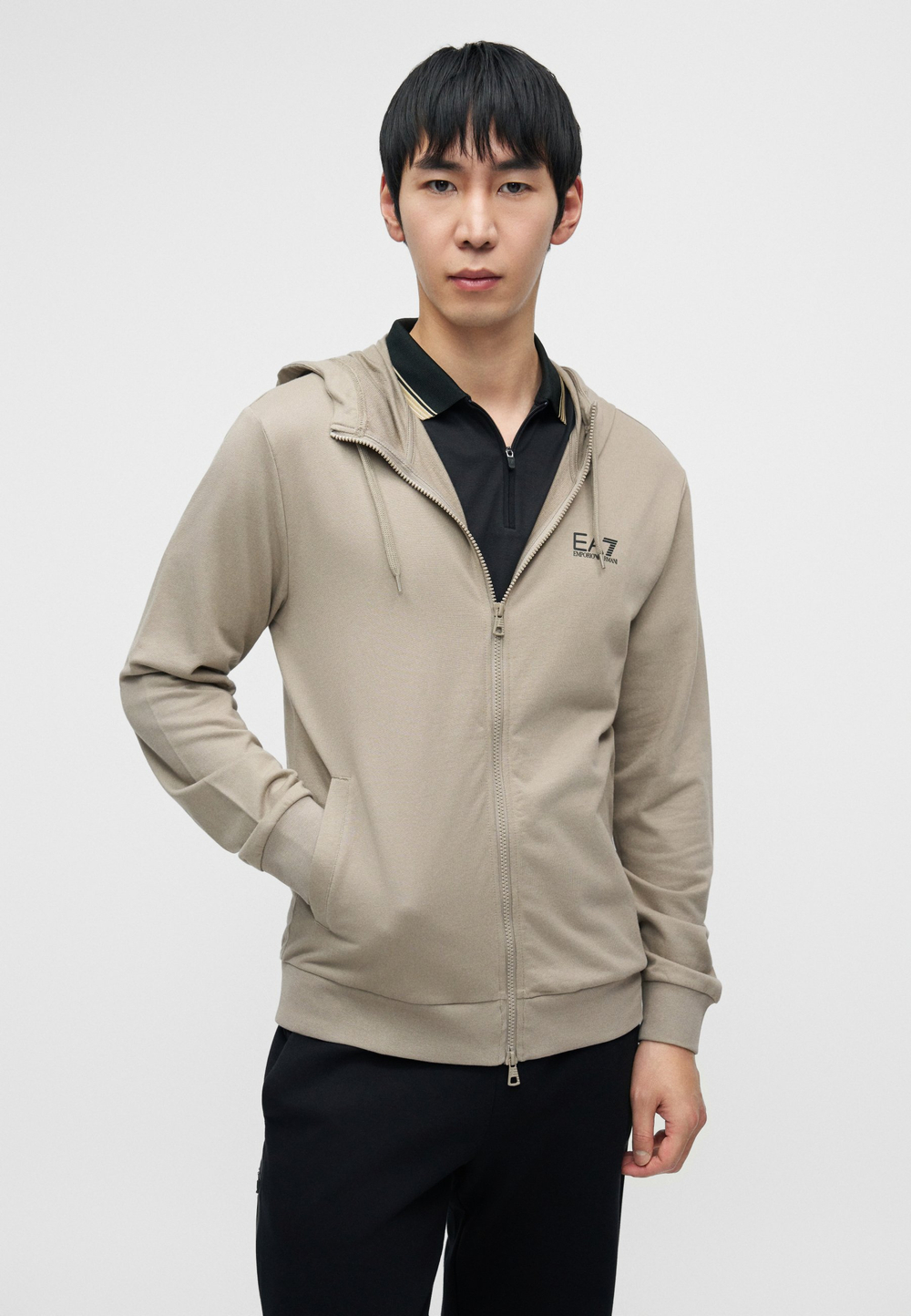 EA7 Emporio Armani UNISEX - Толстовка на молнии - жареный кешью/песок