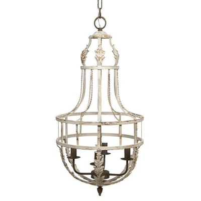 Светильник подвесной "Шато" Ø 43х89см E14/max 4*25W